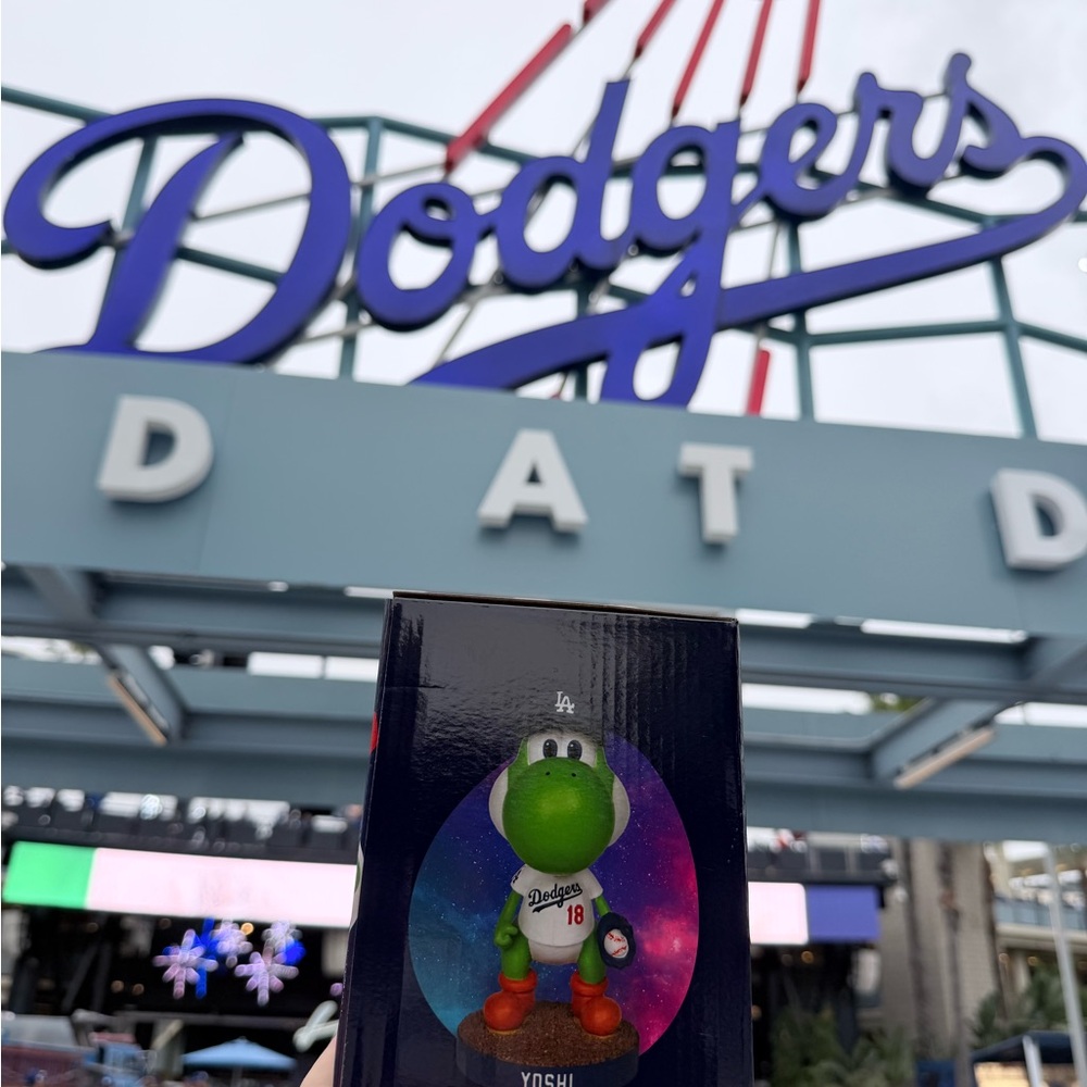 Dodgers Green Yoshi Collectible Figurine - Official Dodgers Collaboration